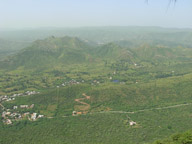 Hilltop at Sajjangarh offers stunning and wider view at lakes of City.
