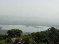 Fatehsagar view from Sajjan Garh Fort.
